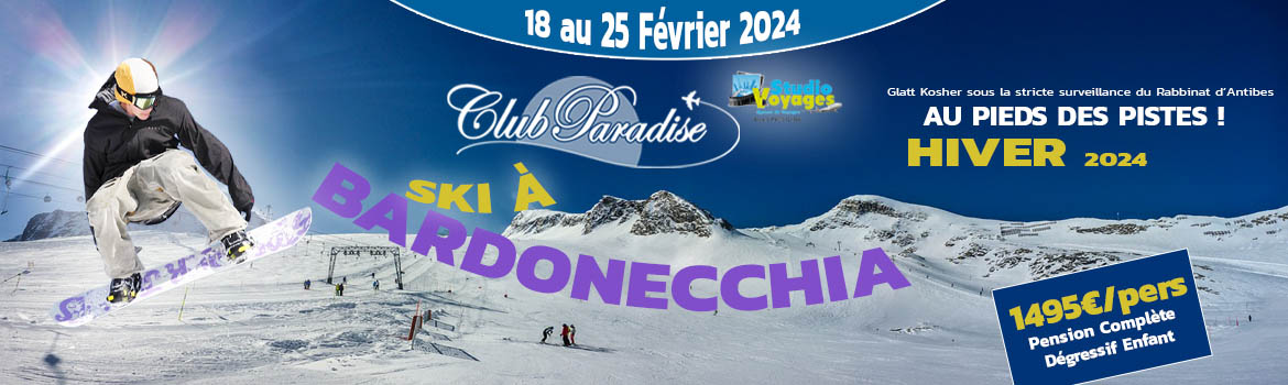 Club Paradise Fevrier 2024